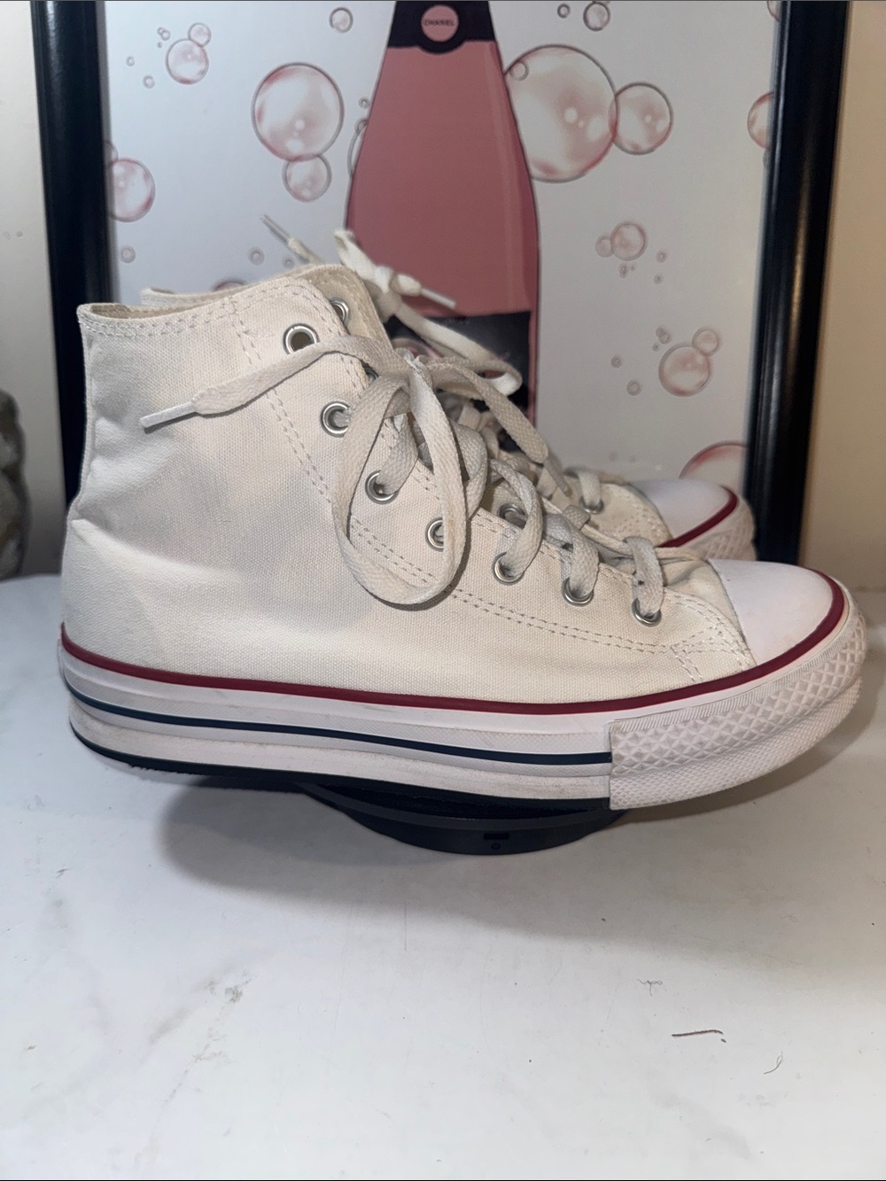 Converse Chuck Taylor All Star High-Top Platform Sneakers - Kids Size 5.5